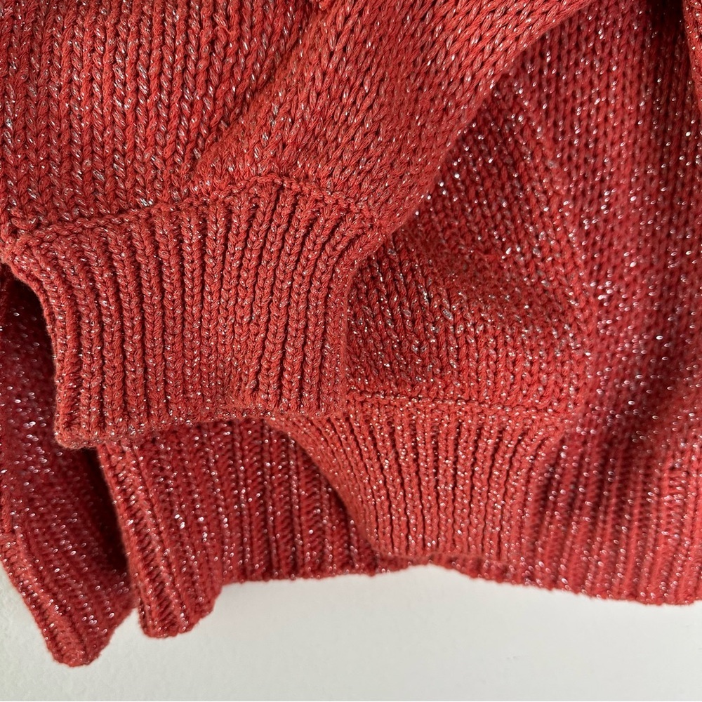 Ulla Johnson Tunis Metallic Sweater SZ L - Picture 5 of 6